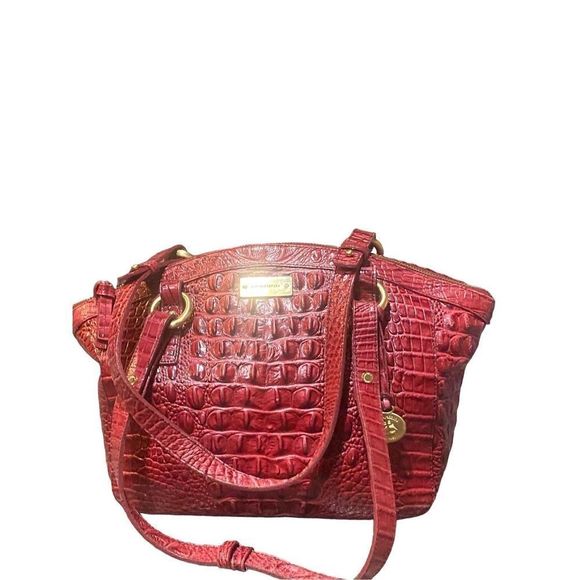 Brahmin Handbags - Brahmin red satchel handbag